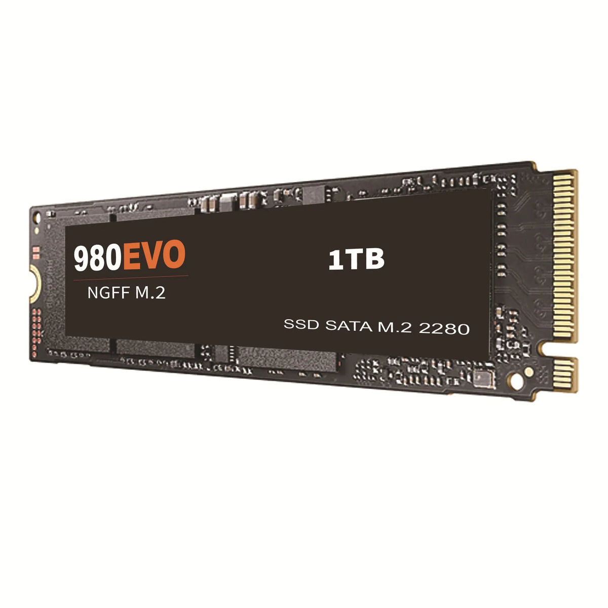 M.2 NGFF 2TB solid state drive in 2280 form factor with 3.8mm thickness