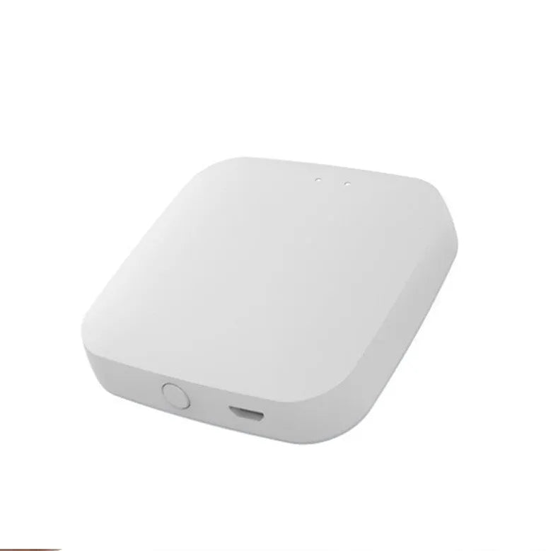 Tuya smart home gateway white Zigbee 3.0 WIFI bridge central control host with LED indicators