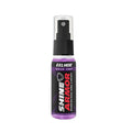 Purple liquid car nano coating spray bottle in 100ml size next to a 30ml bottle.