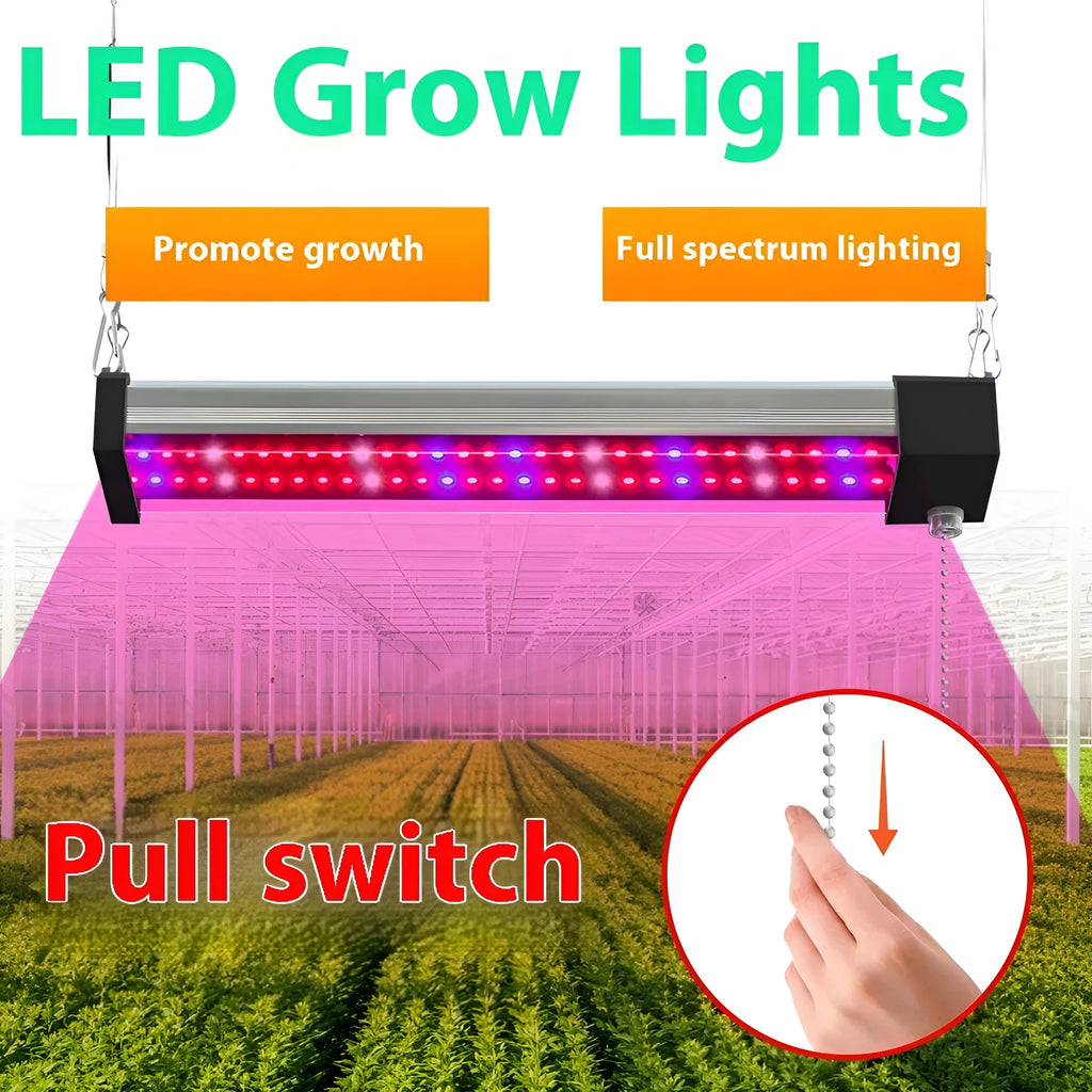 LED grow light full spectrum succulent plant light bar with 384 LED beads and PC shell