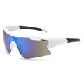 Windproof sports sunglasses with polycarbonate UV400 lenses in multiple colour options for cycling and outdoor activities