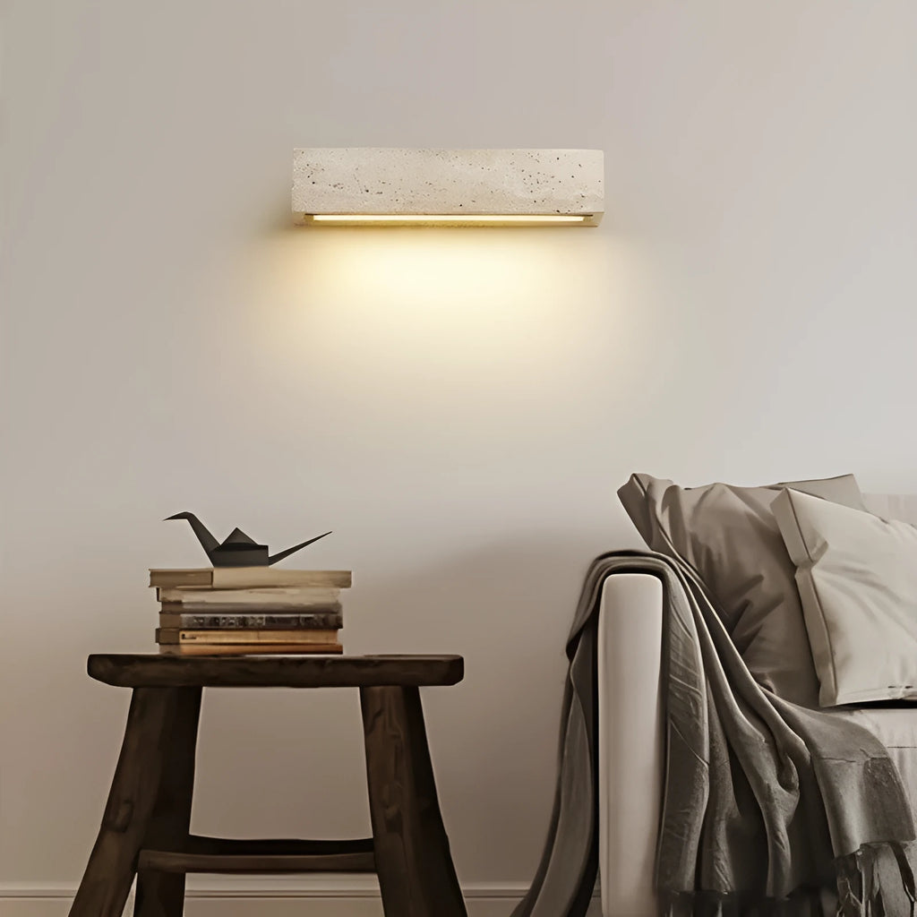 Modern simplicity bedside wall lamp in 24cm or 42cm with 3 colour light and 220V voltage