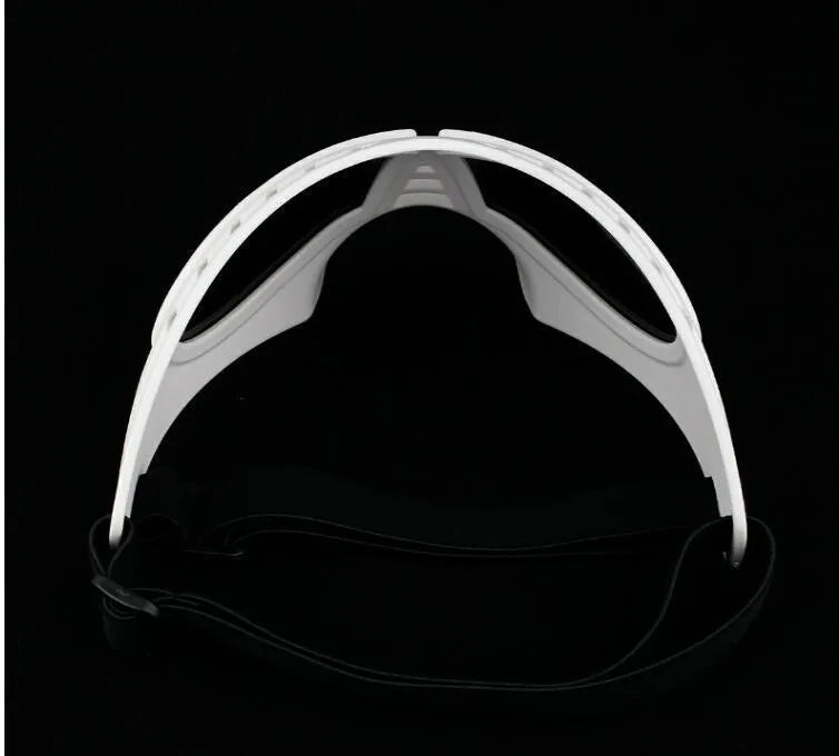 Dog goggles for medium and large dogs, size L, available in black or white, one pair pet headwear