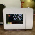 Digital table clock, plastic, 16 x 6 x 12 cm, Black USB or White USB, for desk or bedside