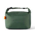 Japanese-style insulated lunch bag in Oxford cloth, shown in grey, black, yellow, and army green colours.