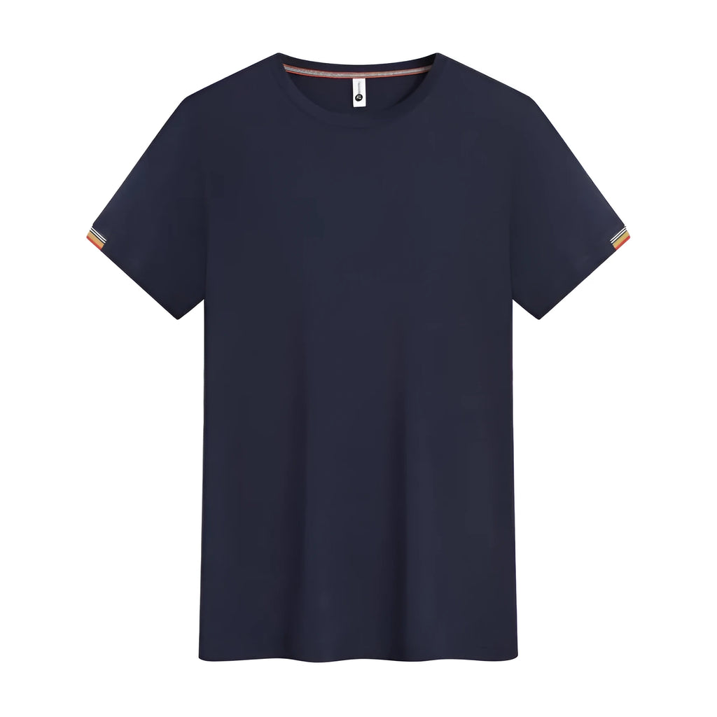 Men's round neck ice fibre pullover work top in Army Green colour showing business attire styling