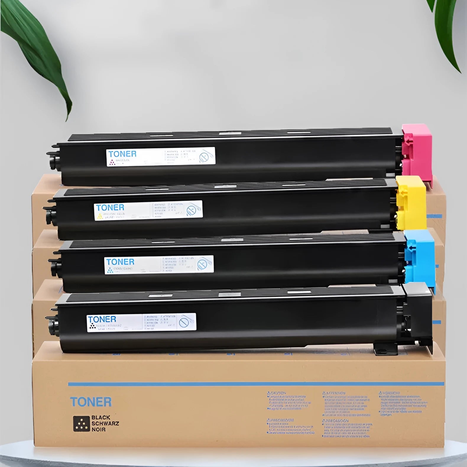 MND Powder Box toner cartridge set for Kyocera Taskalfa printers with black and colour cartridges