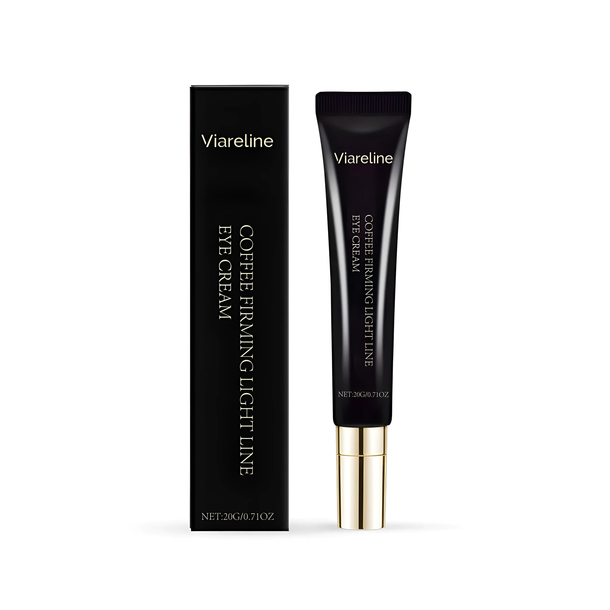 20g eye cream jar with coffee extract and vitamin E for under-eye puffiness and dark circles