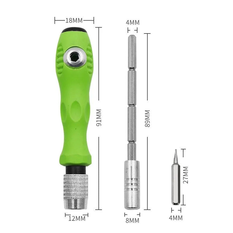 32-in-1 precision screwdriver combination tool for mobile phone and digital device repair