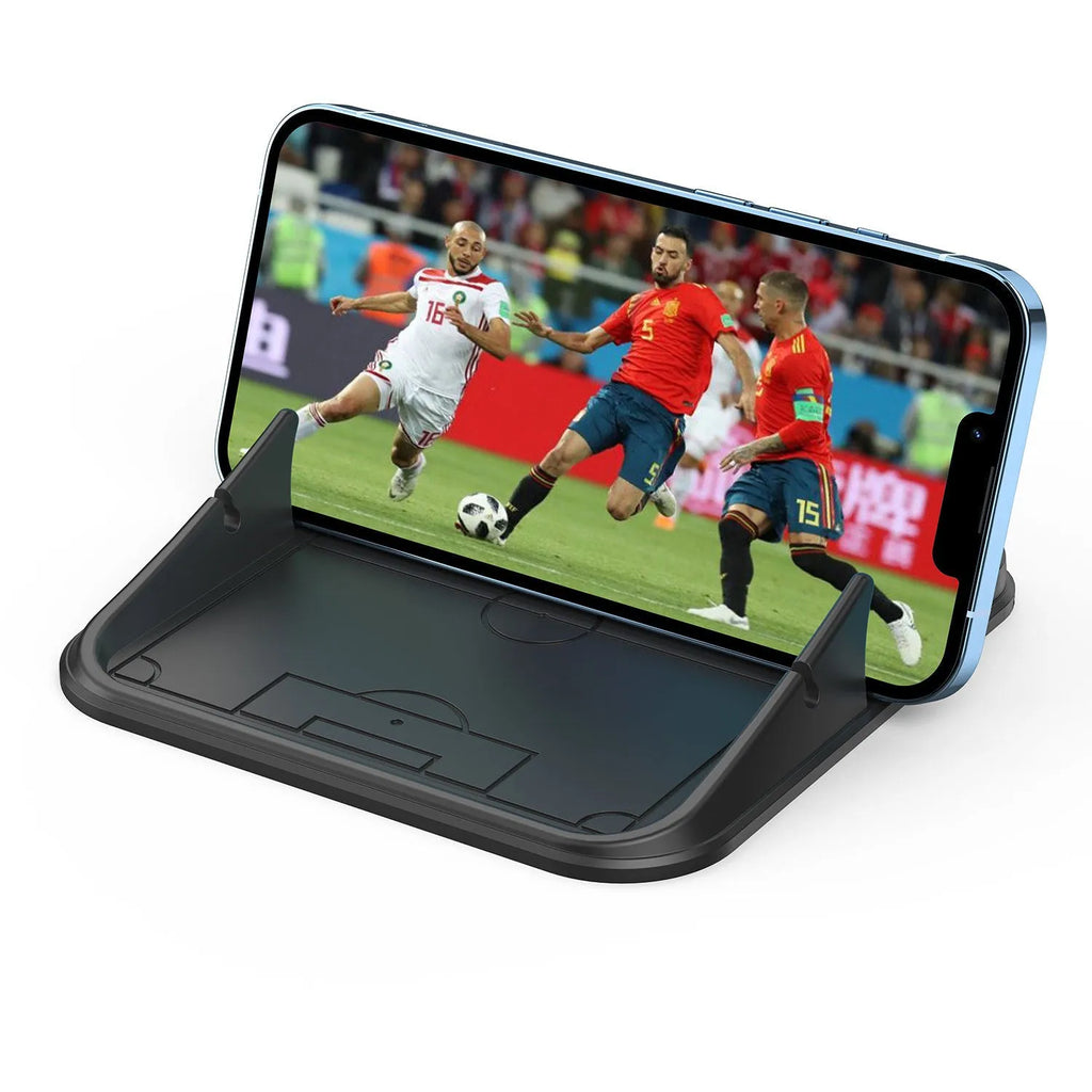 Silicone automobile phone holder in Peak-X5 colour for car and desktop mobile device mounting