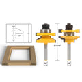 West Tenon Knife two-piece set for woodworking cabinet doors.