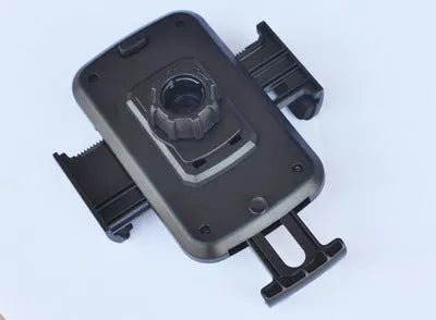 Black universal car phone holder for CD slot with adjustable arms from 50mm to 85mm