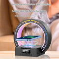 4-in-1 wireless Bluetooth speaker charging pad bedside lamp with alarm clock wake-up light in bedroom