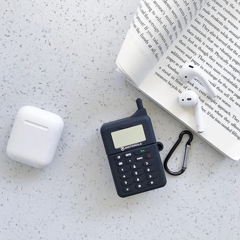 Cartoon animal silicone protective case for AirPods 1st and 2nd generation in multiple colours