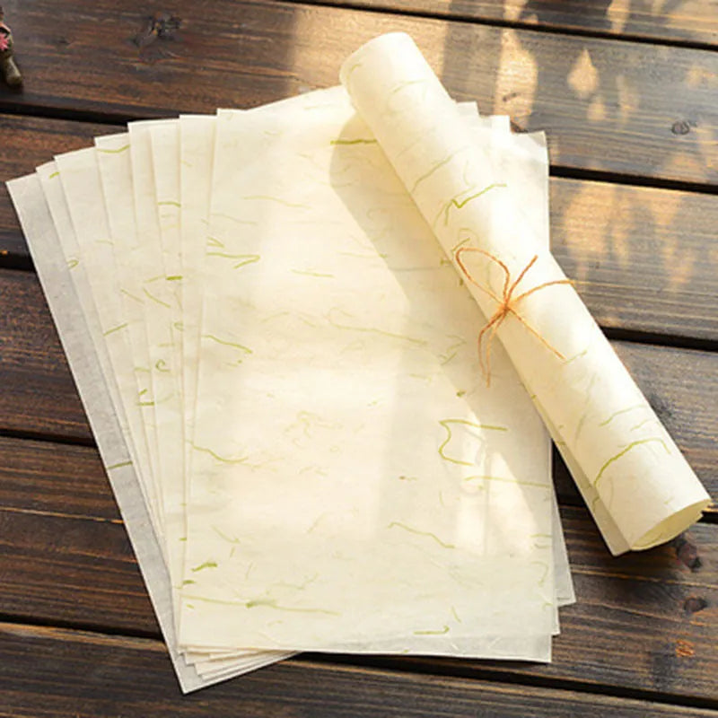 Chinese style ancient painting paper 10 sheets 27.5 x 16.7 cm calligraphy ink art