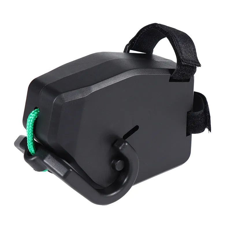 Black plastic bicycle trailer tow rope for mountain bike child trailer attachment
