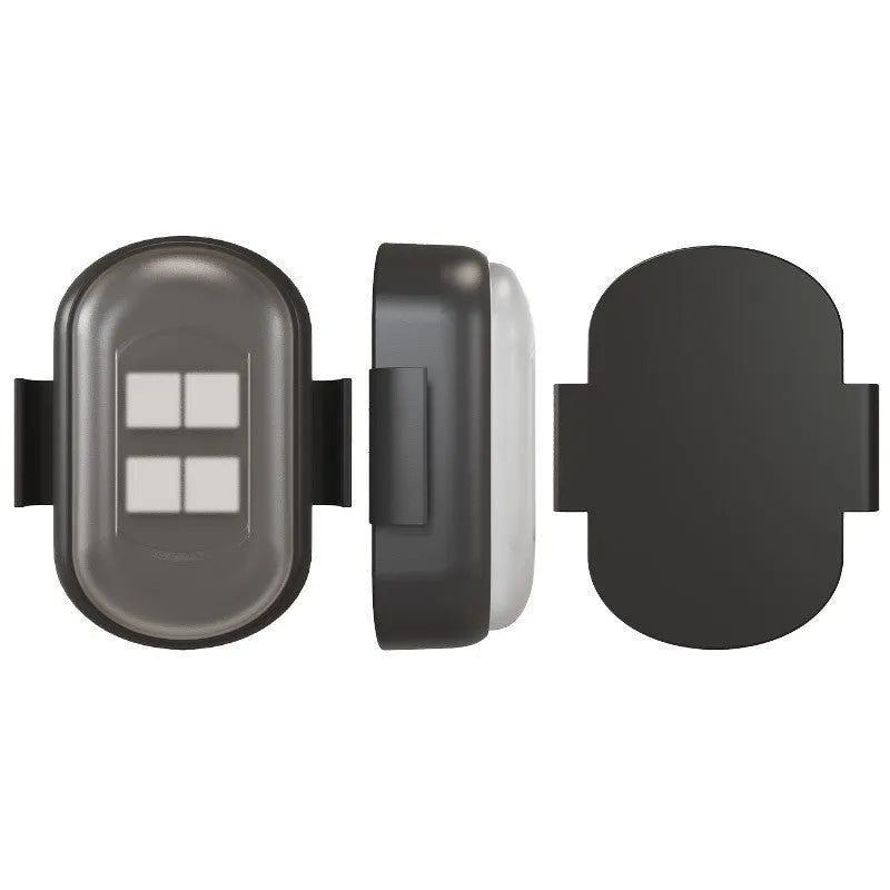Motorcycle LED warning light with wireless remote control, ABS housing, universal fit for most bikes
