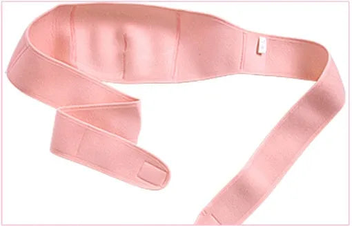 Cotton pre-pregnancy support belt in pink colour, length 155cm, for stomach lift and waist support