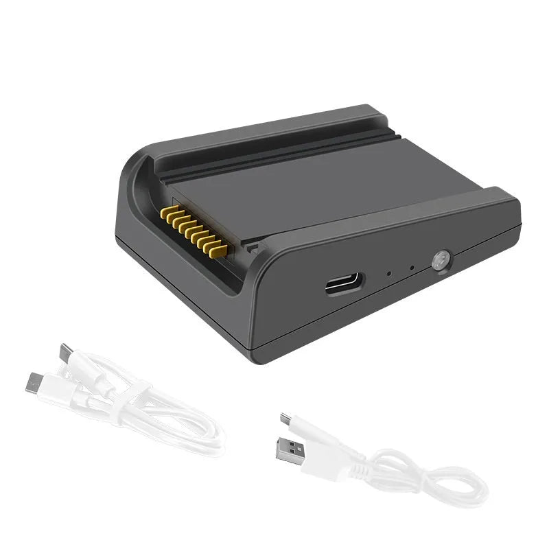 Black DJI Air 3 USB charger, 86g, 7x5.2x2.5cm, with USB-A to USB-C and USB-C to USB-C cables