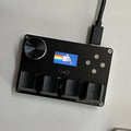 Customisable magnetic axis numeric game keyboard with IPS screen, programmable knob, and RGB backlight