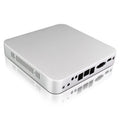 All aluminium alloy mini chassis vertical HTPC case 19.9cm in black