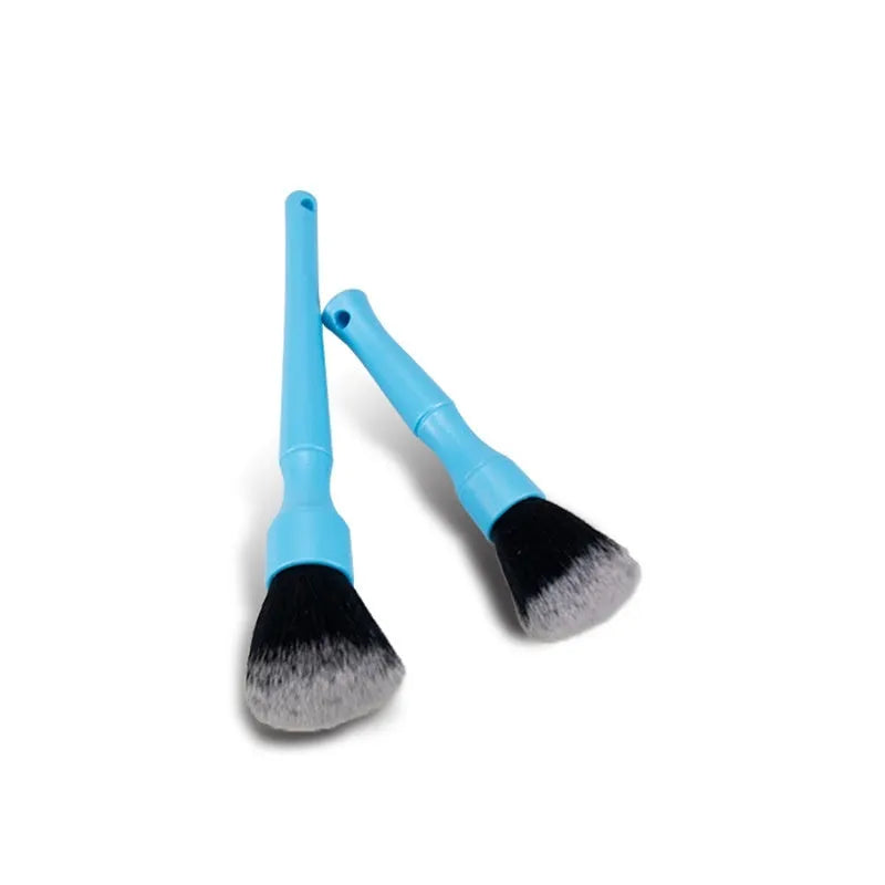 Car detail brush with soft nylon bristles, interior cleaning brush for vents and dashboards