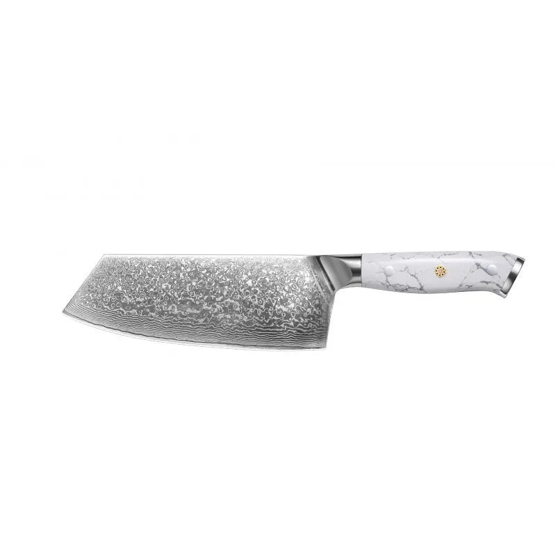 Damascus pattern VG10 steel combined chef's knife with 21cm blade and 11cm handle
