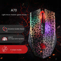 Wired e-sports gaming mouse with 8 programmable keys, AVAGO A3050 sensor, USB connection