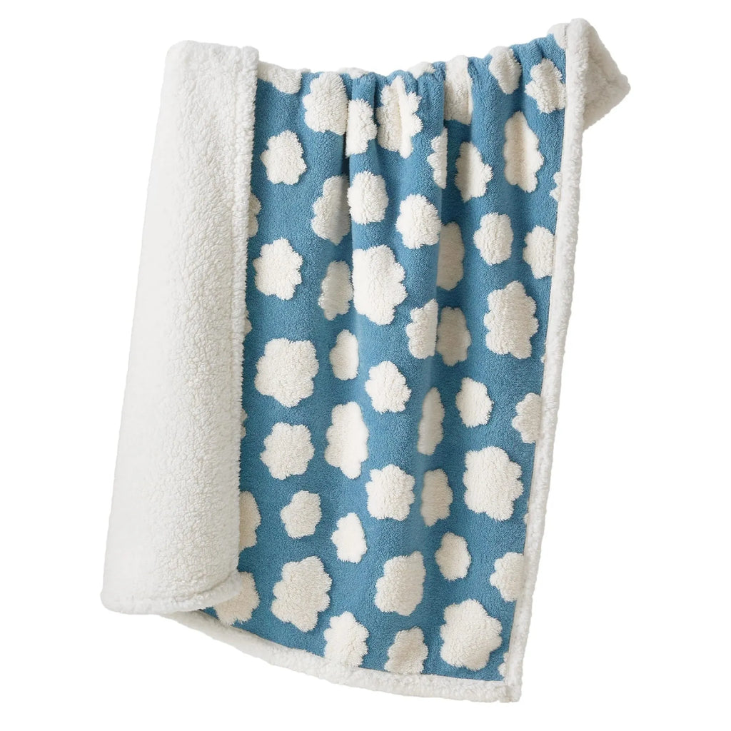 Shu Cotton thickened waterproof pet blanket for dogs in plaid pattern