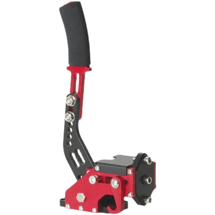 Red, black, and blue linear drift handbrake for Logitech G29 G923 and Thrustmaster T150 T300 T500 racing wheels