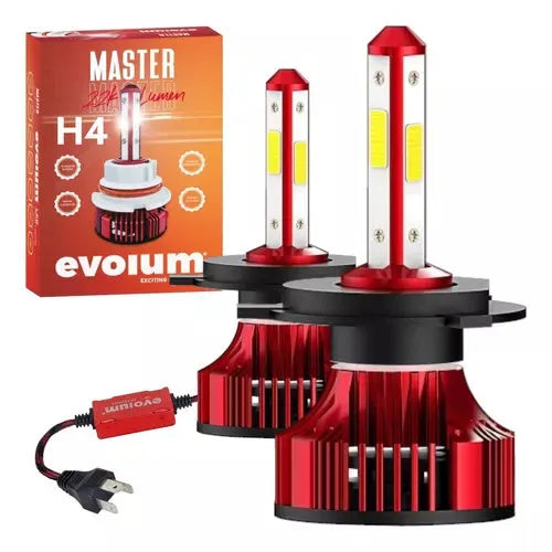X15 car LED headlight with aluminium body, IP68 protection and 9-36V range for 9005, H3, H1, H4 and H7 fittings