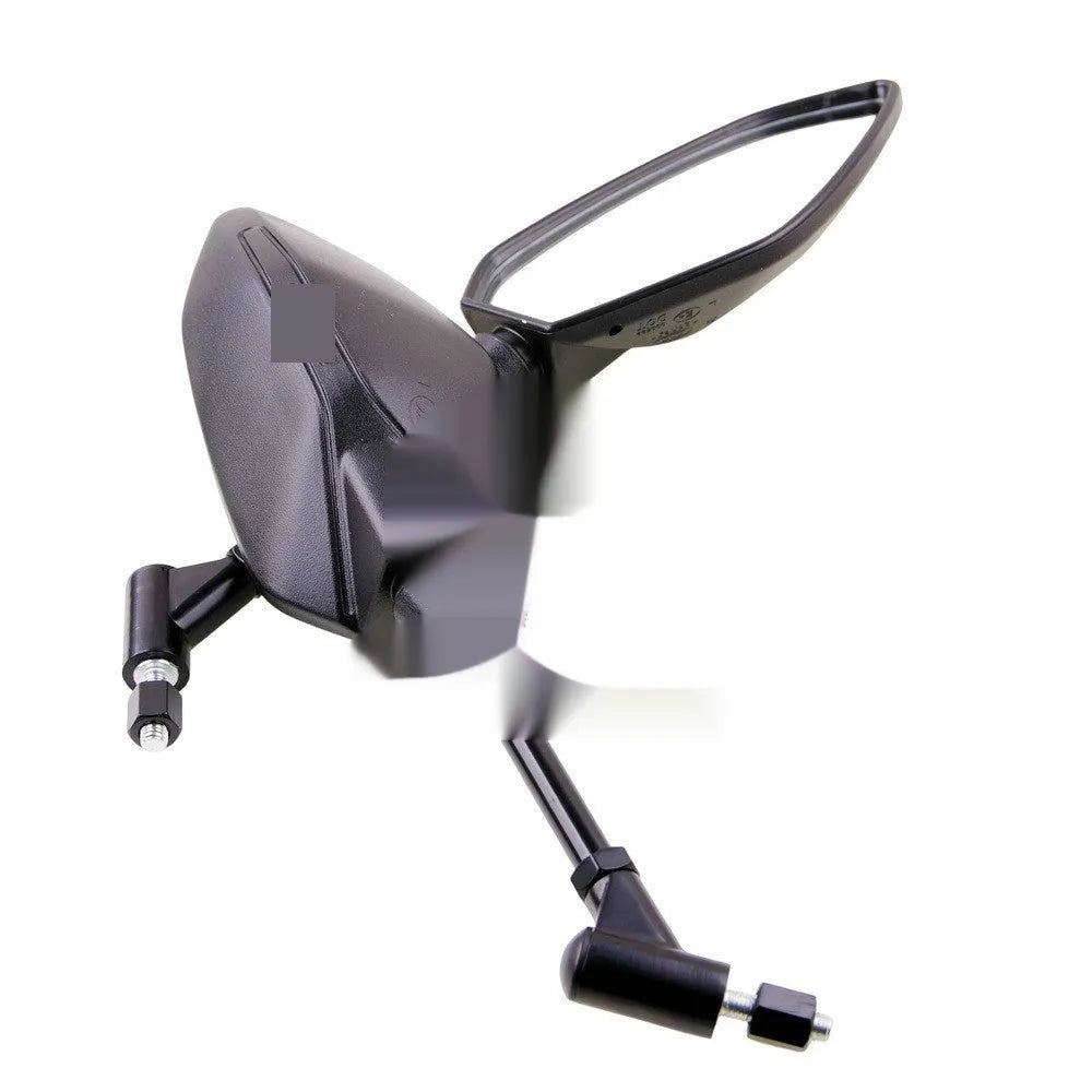 Black ABS and chrome rearview mirror for cross-border four-wheel ATV single piece