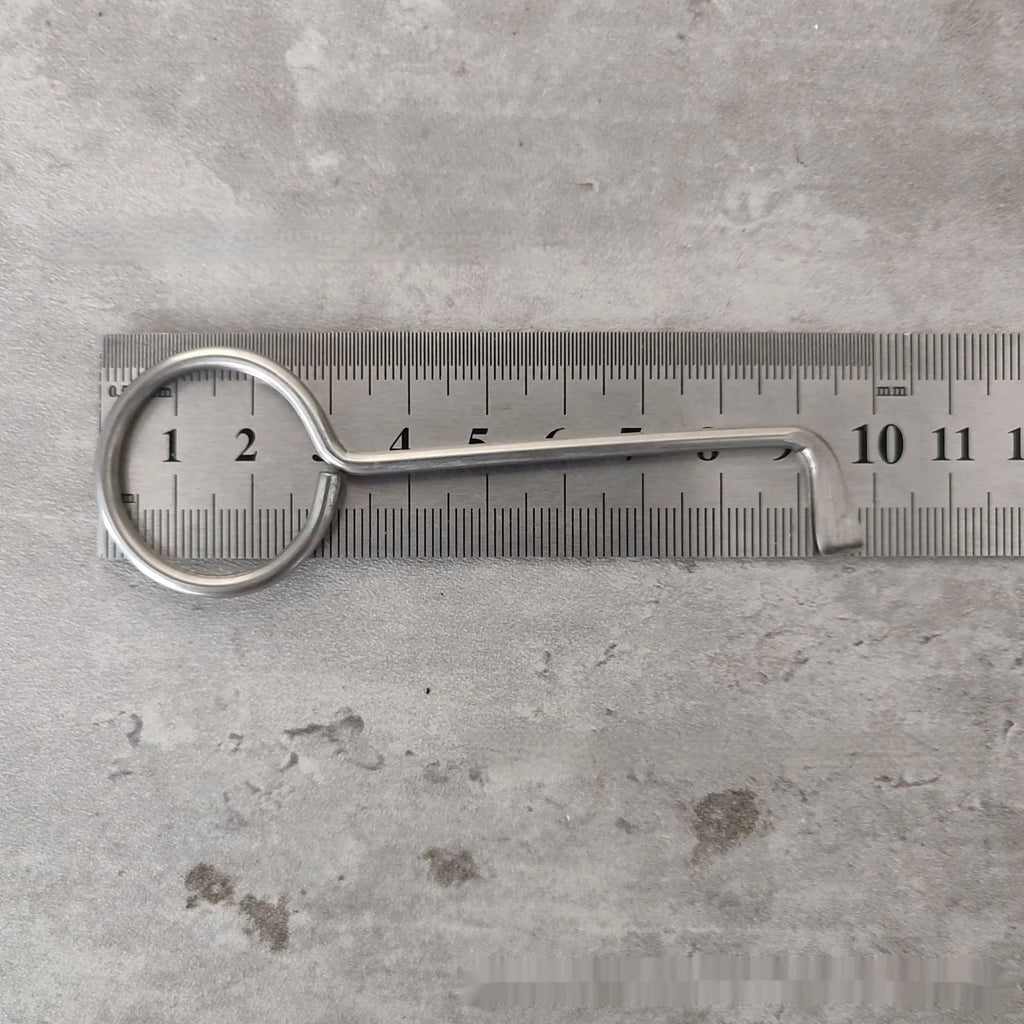 Two-piece alloy wrench tool set for portable household DIY use