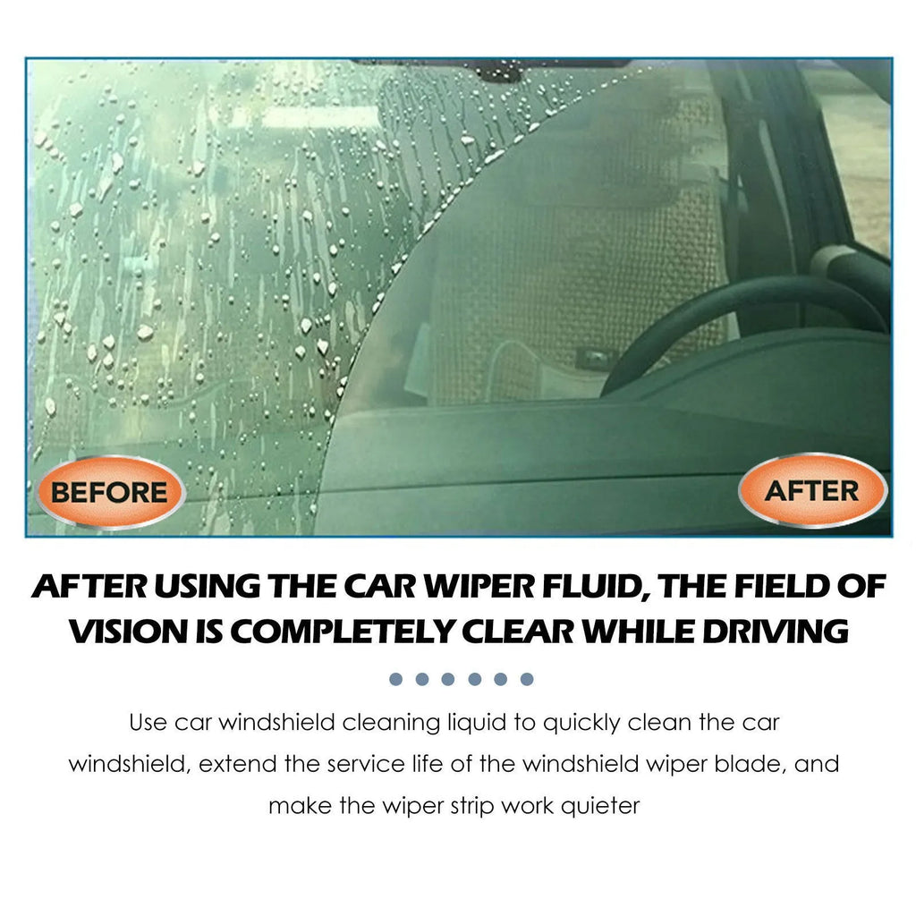Box of 30 car windscreen cleaning effervescent tablets for removing oily film