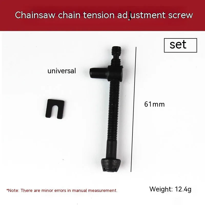 Spool of nylon thread wire for chainsaw chain tensioner adjustment, labelled with wire diameter size.