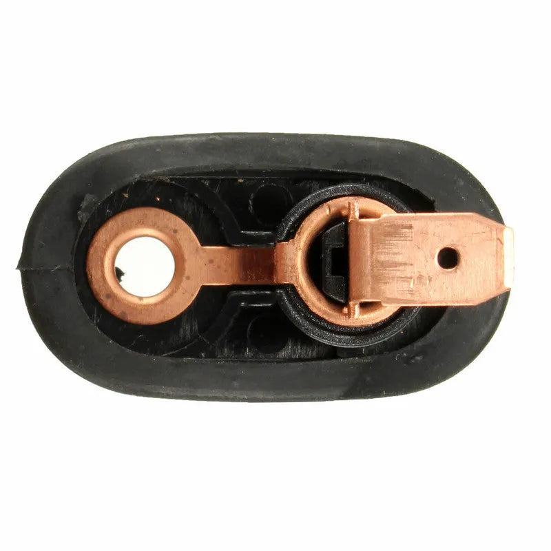 Black plastic and metal universal car door light switch for interior lighting replacement