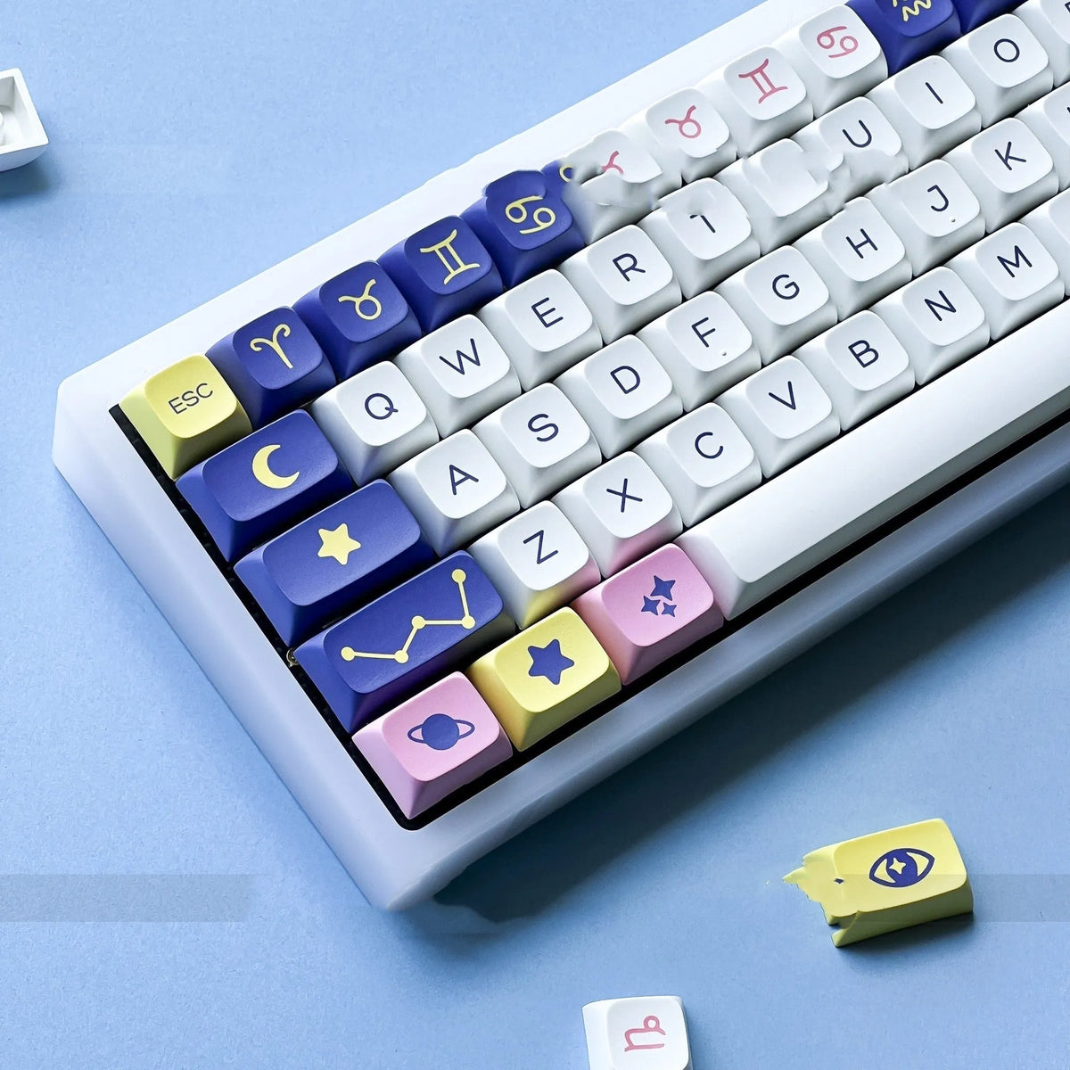 Magician Constellation 132-key XDA height keycap set, boxed, for USB Bluetooth Type-C keyboards