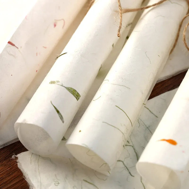 Chinese style ancient painting paper 10 sheets 27.5 x 16.7 cm calligraphy ink art