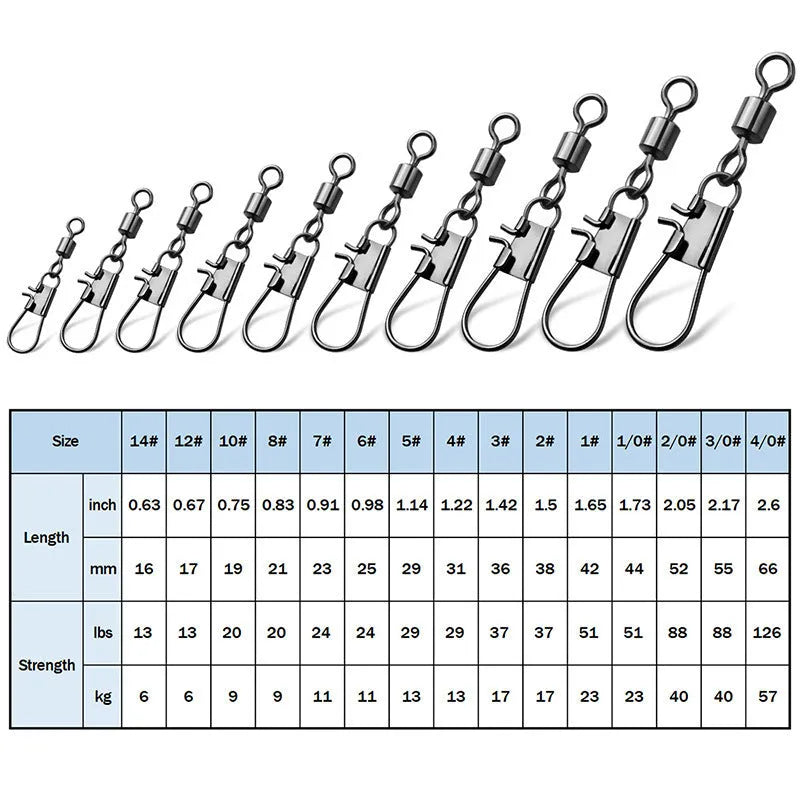 Black nickel 8-shaped ring quick connector for lure fishing with copper and stainless steel construction
