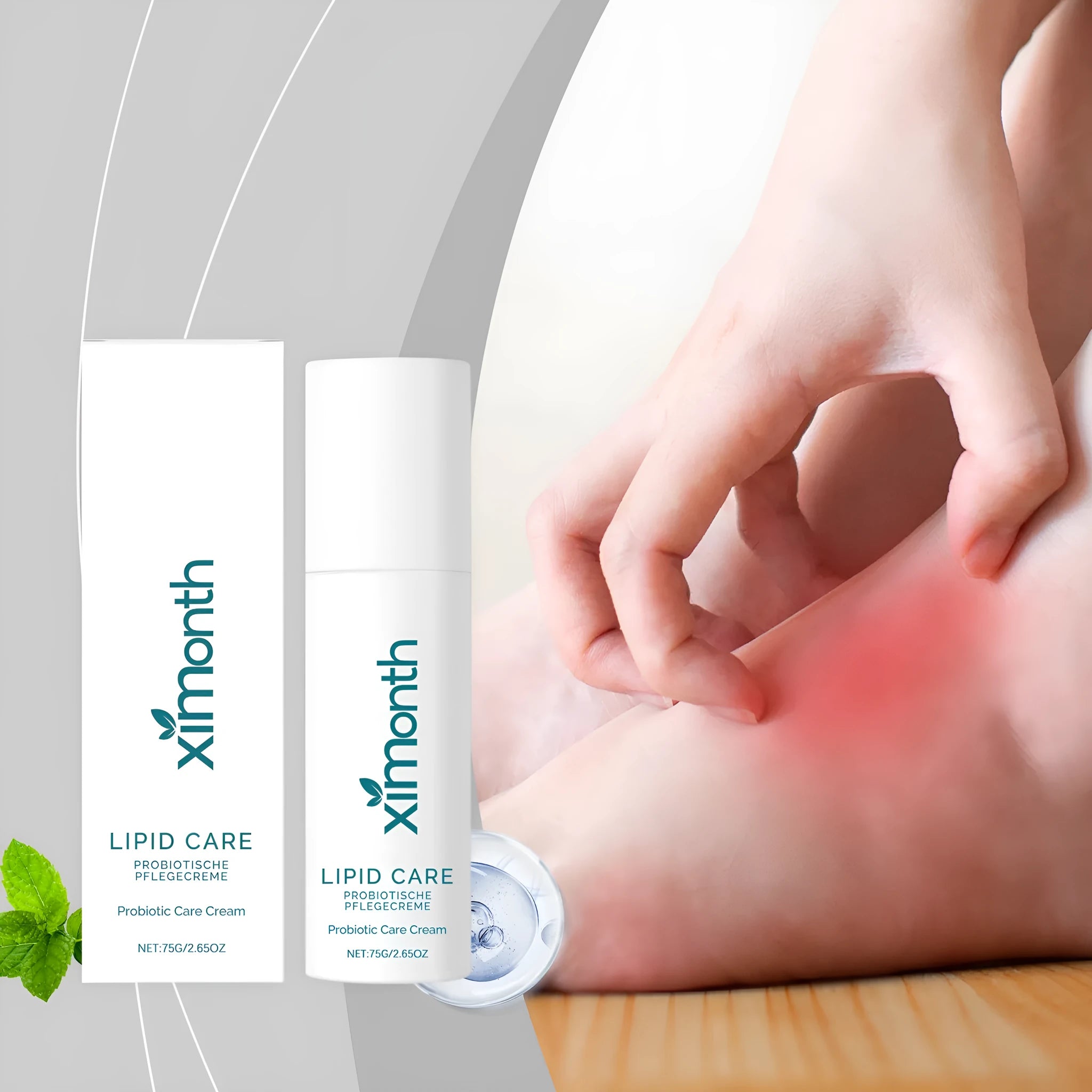 75g tube of skin neck repair cream with Bifidobacterium animal milk and mint leaf extracts