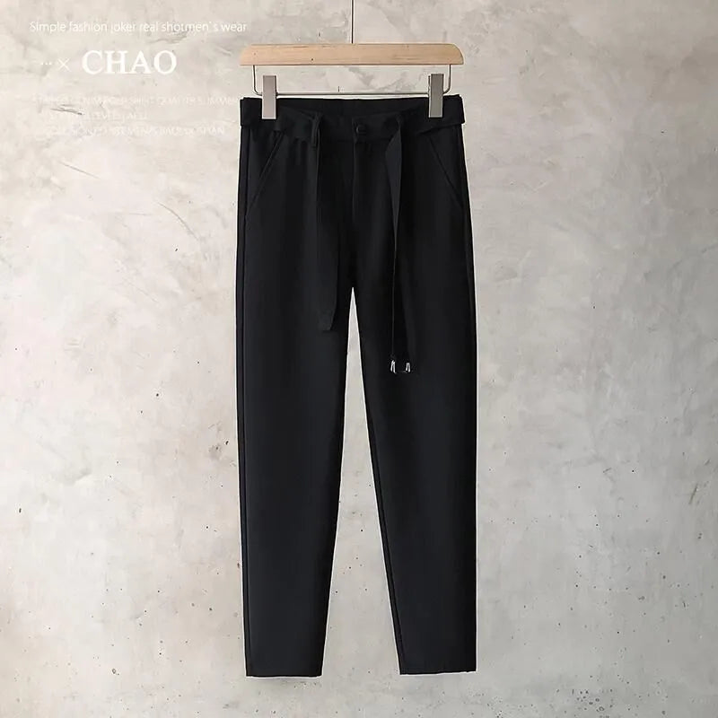 Boys slim straight tapered trousers in wool fabric available in multiple colours and sizes