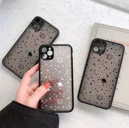 Star Universe Applicable X design mobile phone case for iPhone in Black and White colours