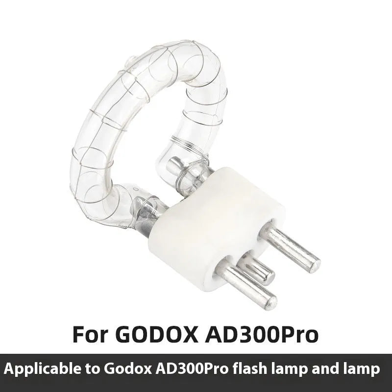AD300pro special glass cover and lamp tube set for outdoor shooting lamp, glass and plastic construction