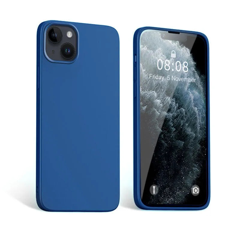 Rubik's Cube liquid silicone phone case in solid colour with texture pattern