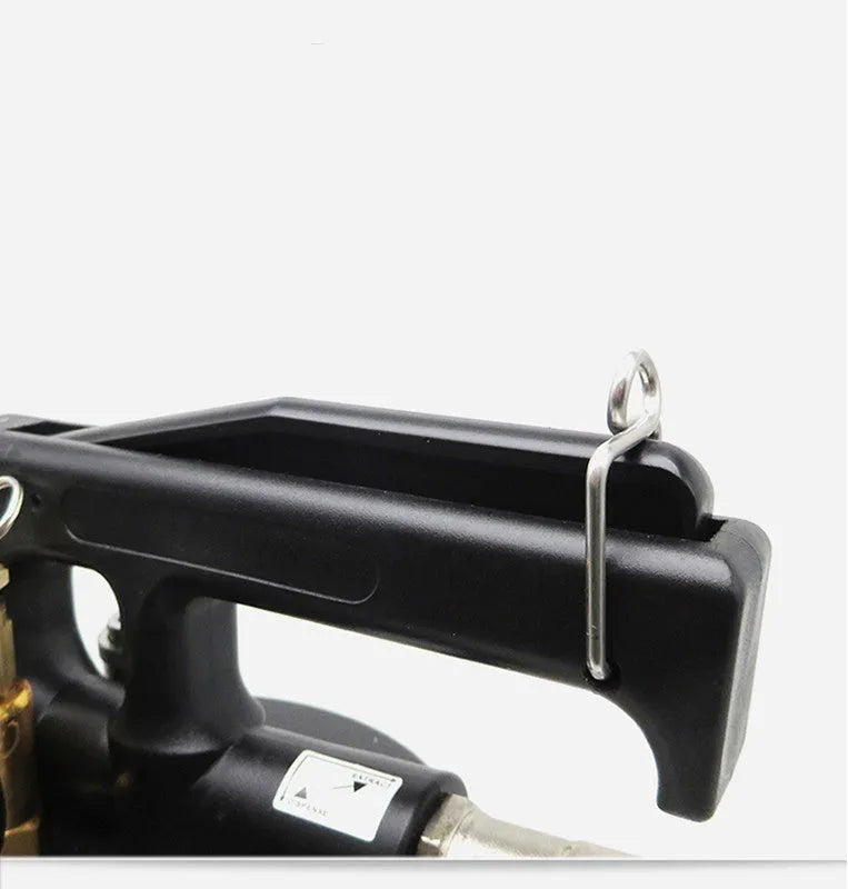 Pneumatic automatic transmission oil changer unit with 220W motor and fluid tank.