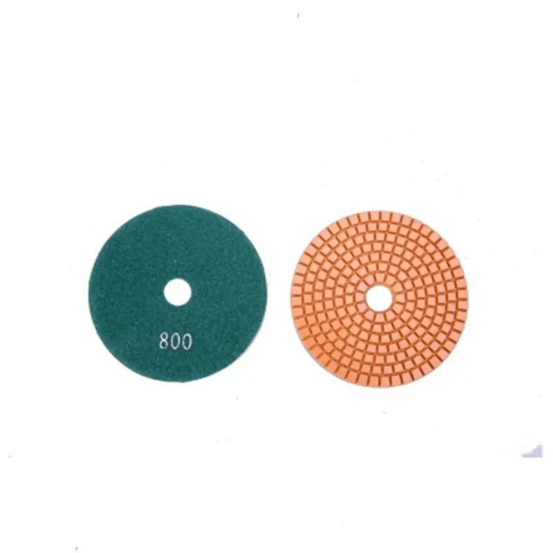 10-piece emery stone polishing disc set with 80mm diameter and 50-3000 grit range