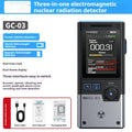 FNIRSI GC-03 black electromagnetic nuclear radiation detector with colour screen and Geiger tube
