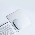 Aluminium Alloy Metal Mouse Pad Double Side Hard Desk Mat for Gaming Office Work with Anti-Skid Base Black Silver Grey Turquoise Gold