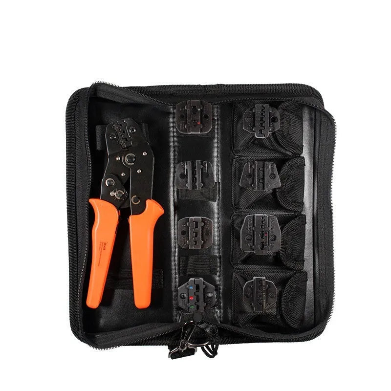 SN-48B portable multi-wrench jaw terminal crimping pliers combination suit with high carbon steel construction.