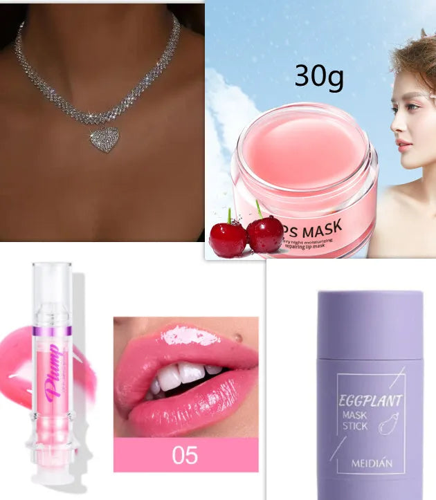 Boxed lip mask skincare product for moisturising and nourishing dry lips.
